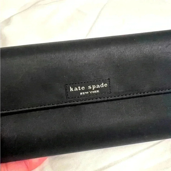 kate spade Handbags - Kate Spade Black Canvas Wallet